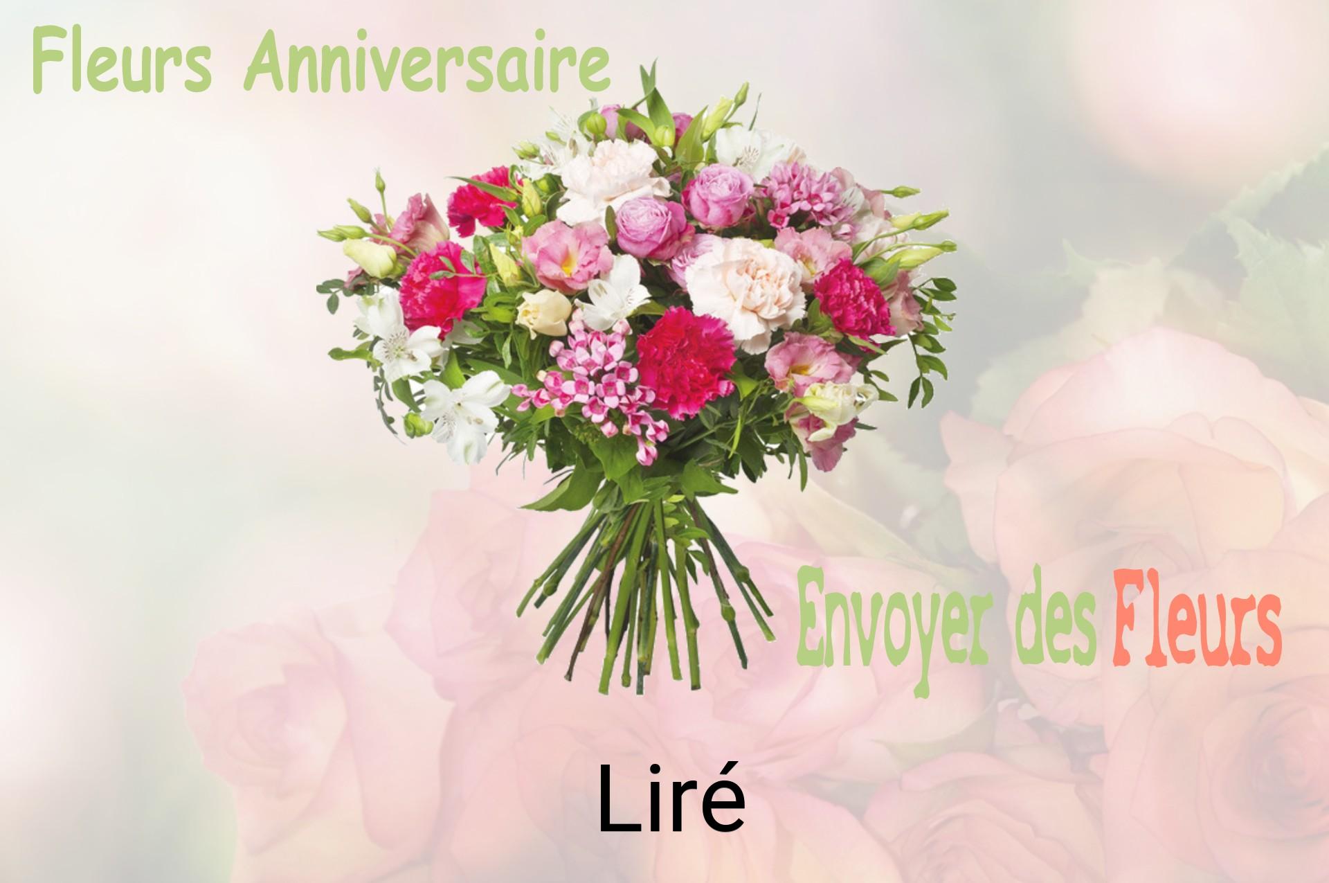 Bouquet de fleurs d’anniversaire livré à Liré